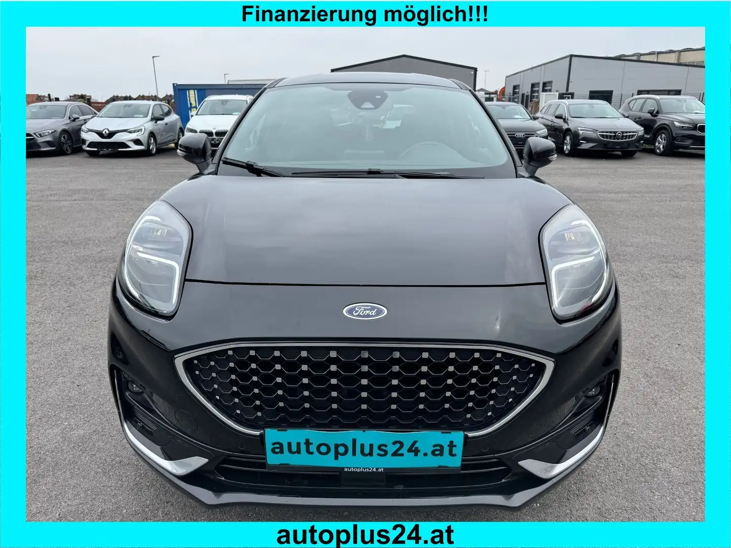 Ford Puma 1,0 EcoBoost Hybrid ST-Line Vignale Schwarz - 2