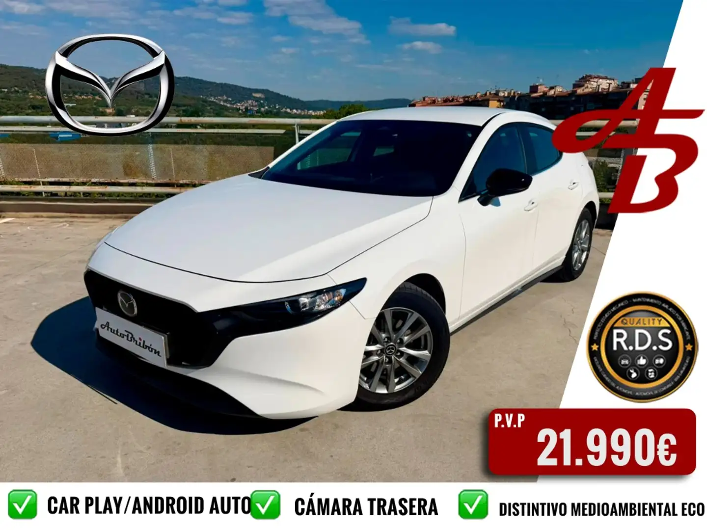 Mazda 3 2.5 e-Skyactiv-G Homura 103kW Blanco - 1