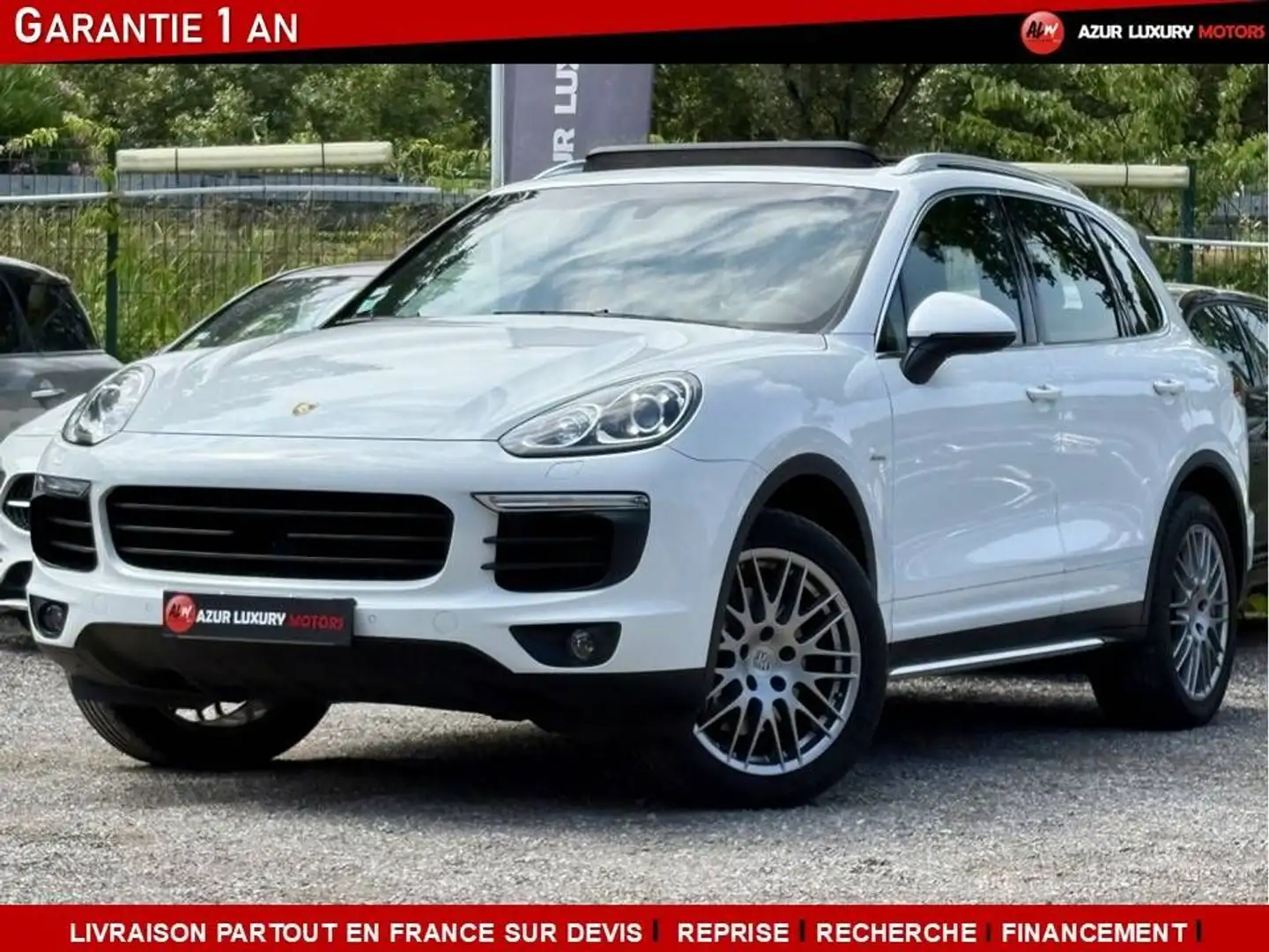 Porsche Cayenne II (2) 4.2 TDI V8 385CV TIPTRONIC Blanc - 1