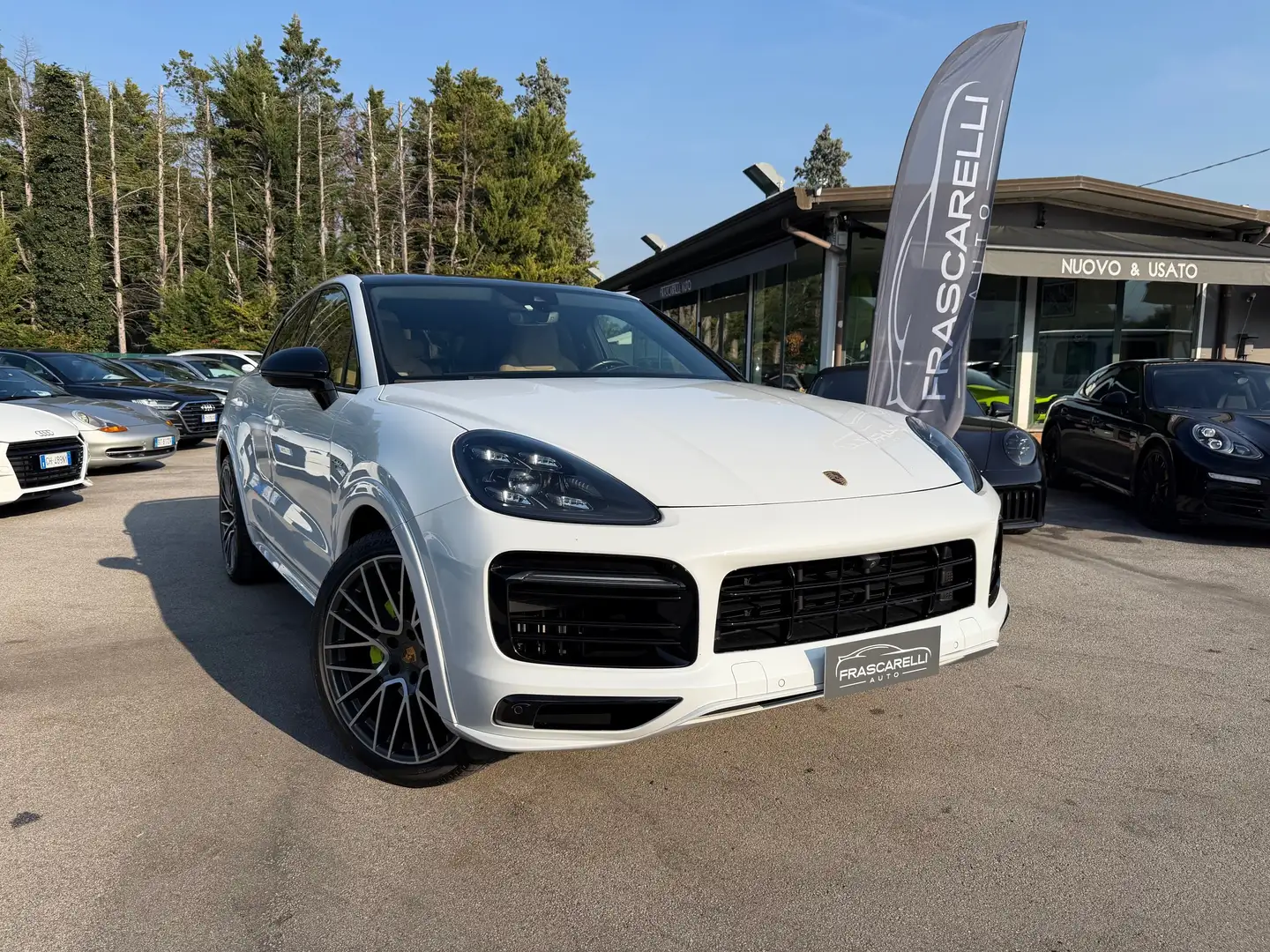 Porsche Cayenne Coupe 3.0 e-hybrid /tetto pasm/scarico/22"/pasm/ Bianco - 1