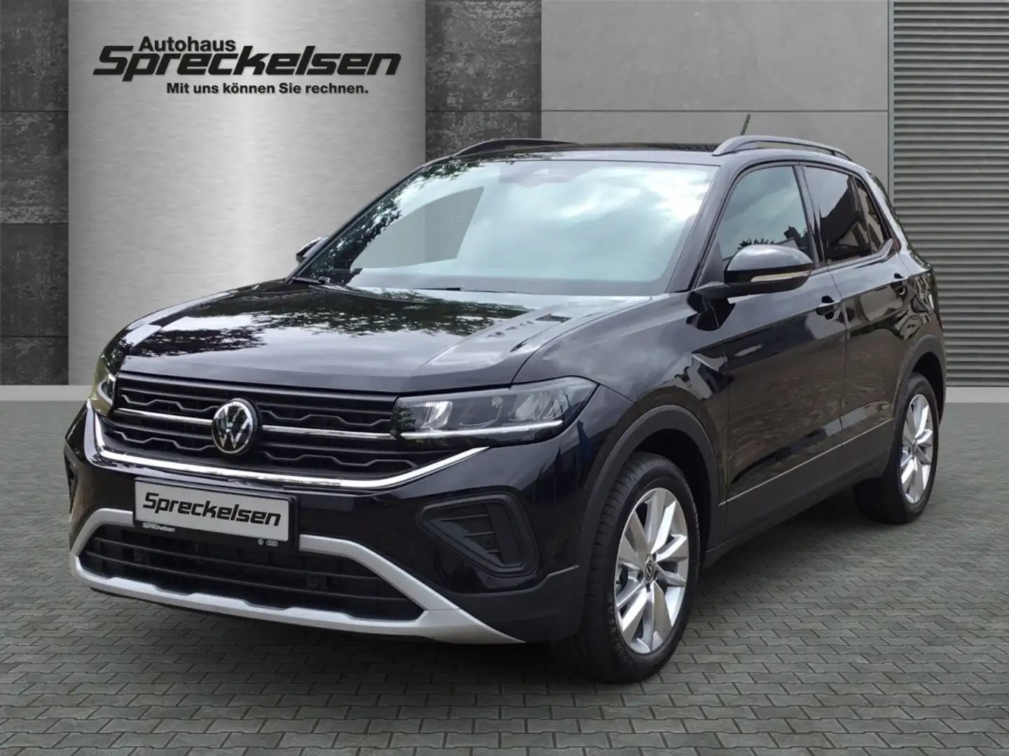 Volkswagen T-Cross Life 1.0 l TSI OPF 70 kW (95 PS) 5-Gang Klima Zwart - 1