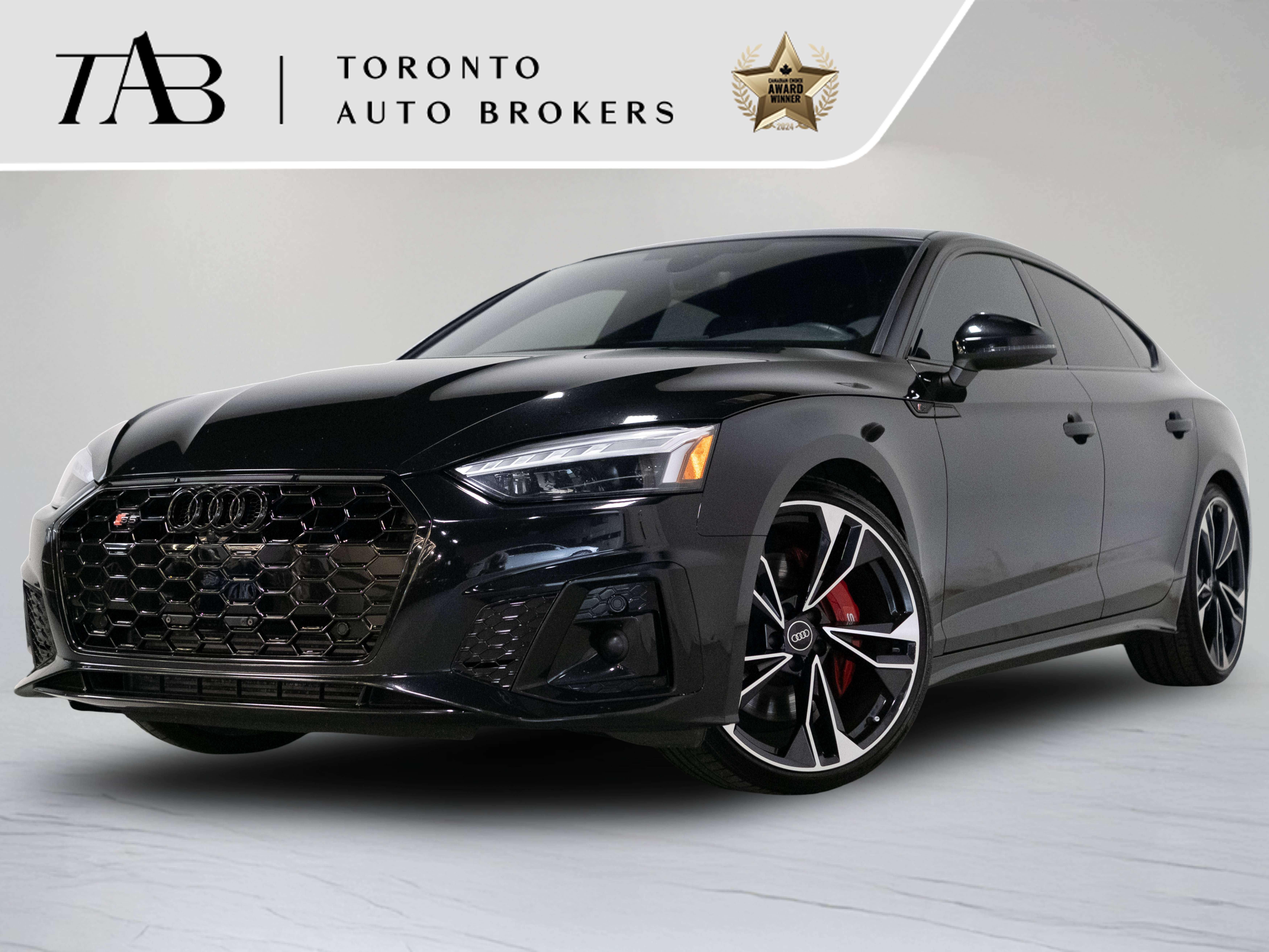 Black 2024 Audi S5 Sportback Sedan 8-Speed Automatic