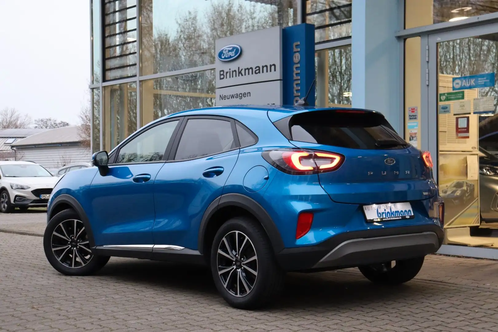 Ford Puma 1.0 EcoBoost MHEV Titanium +LED +CARPLAY Bleu - 2