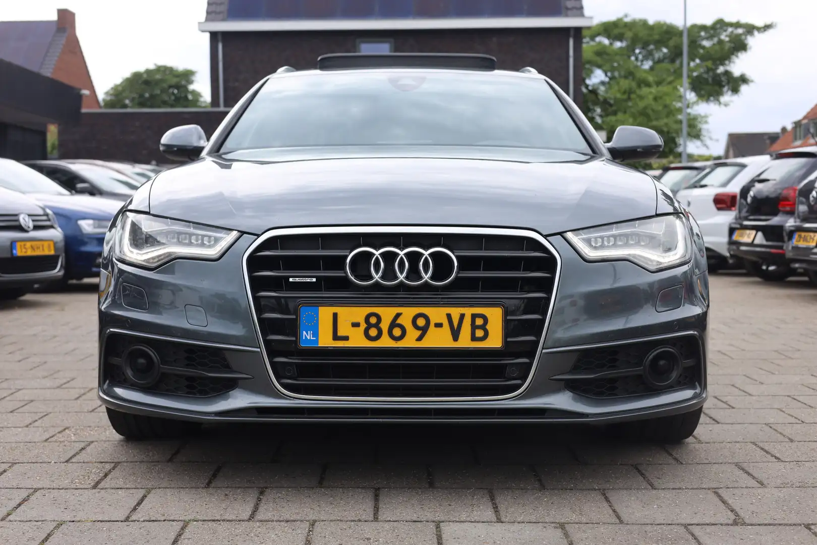 Audi A6 Avant 3.0 TDI BiT QUATTRO 3X S-LINE | PANO | 21 IN Grijs - 2