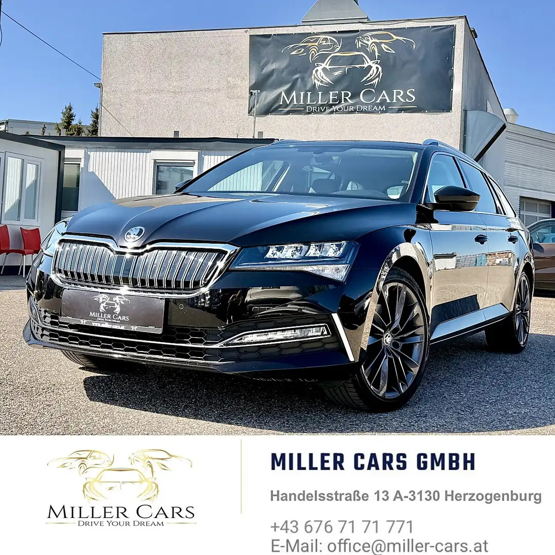 Skoda Superb Kombi 1,4 TSI iV Style DSG Schwarz - 1