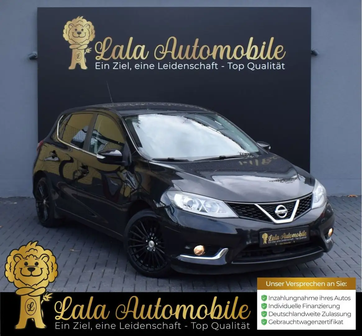 Nissan Pulsar Acenta 1.2 KLIMA TEMPOMAT SHZ SPURHALTER Schwarz - 1