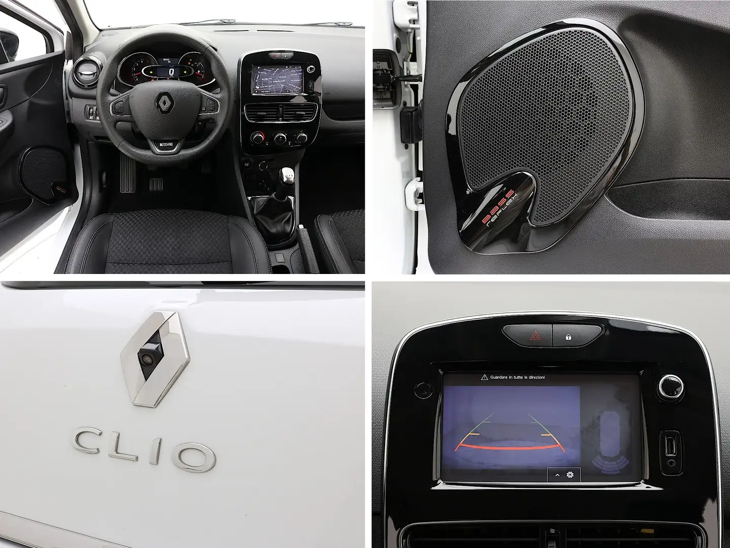 Renault Clio 1.5 dCi 8V 75CV 5 Porte Moschino Zen✔️ Blanco - 2