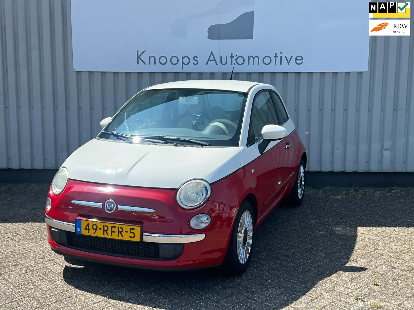 Fiat 500 1.2 Pop Automaat, Airco,Navigatie,Apk Rosso - 1