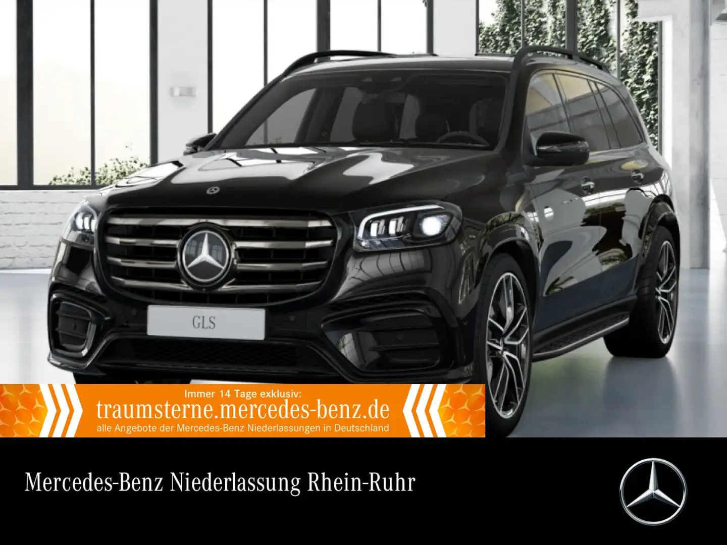 Mercedes-Benz GLS 450 d 4M AMG+NIGHT+PANO+360+AHK+MULTIBEAM+HUD Noir - 1