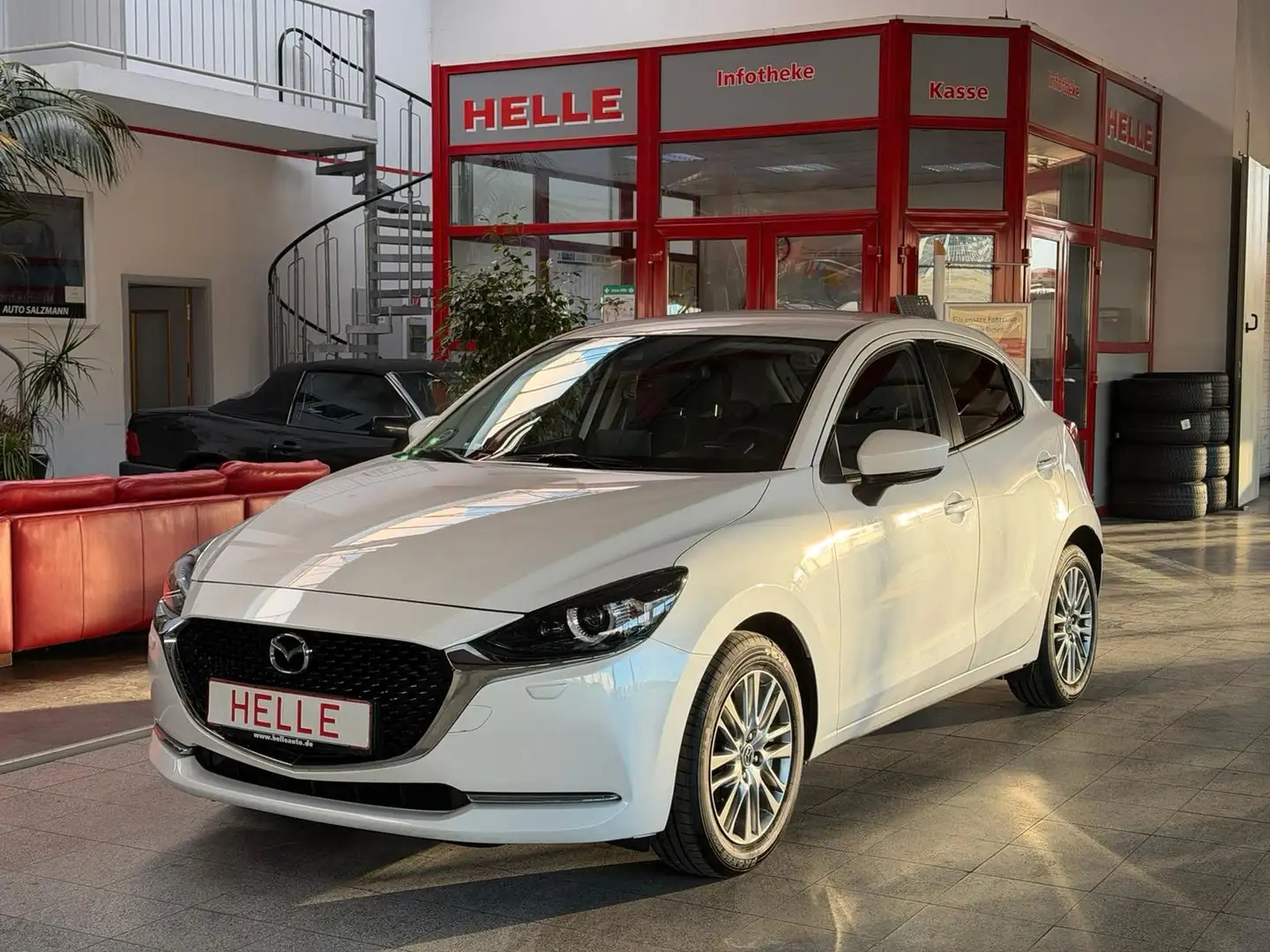Mazda 2 Lim. Homura *HUD+Automatik+Carplay+Navi+Sitzh* Weiß - 1
