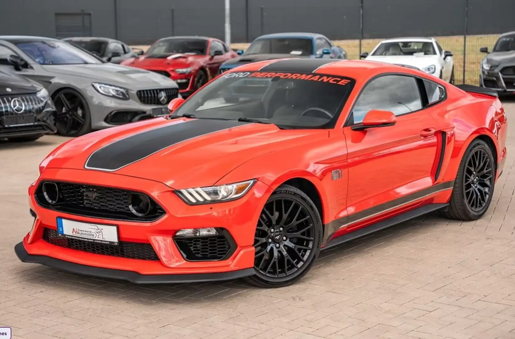 Ford Mustang MATCH 1 Rojo - 1