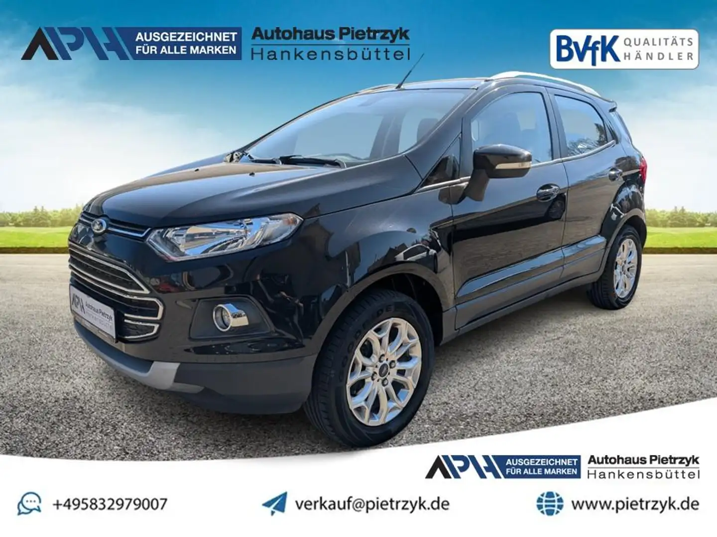 Ford EcoSport Titanium 1.0 EcoBoost KAT Schwarz - 1