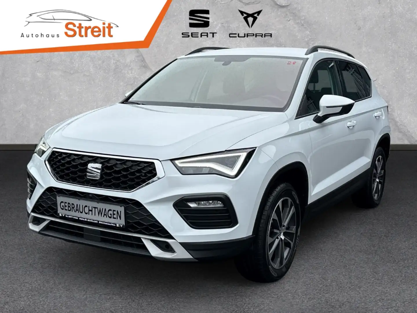 SEAT Ateca STYLE 1.5 TSI ACT 110 KW (150 PS) 7-GANG DSG AHK-k Blanc - 1