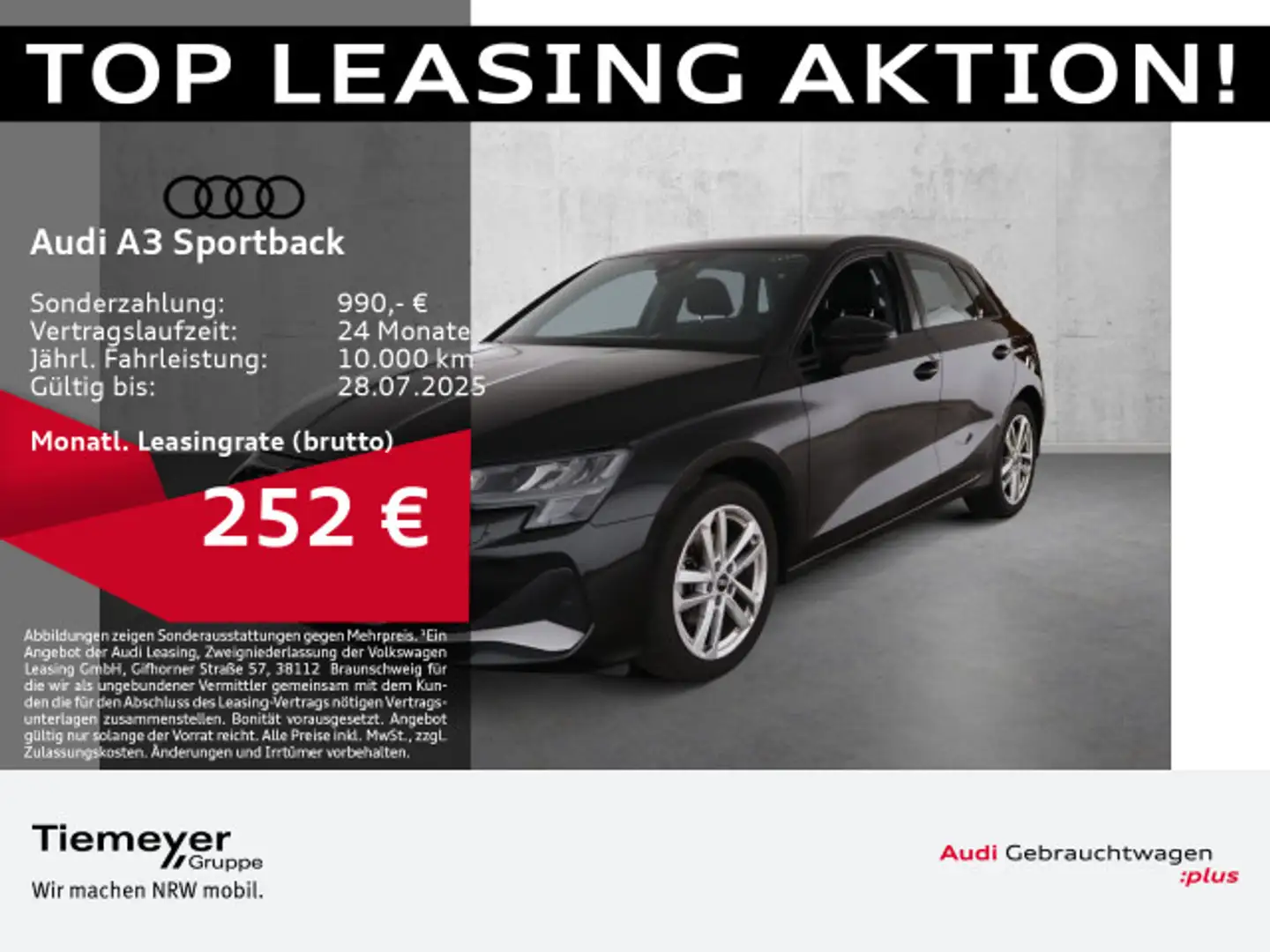 Audi A3 35 TDI ADVANCED FACELIFT LM18 NAVI+ Noir - 1
