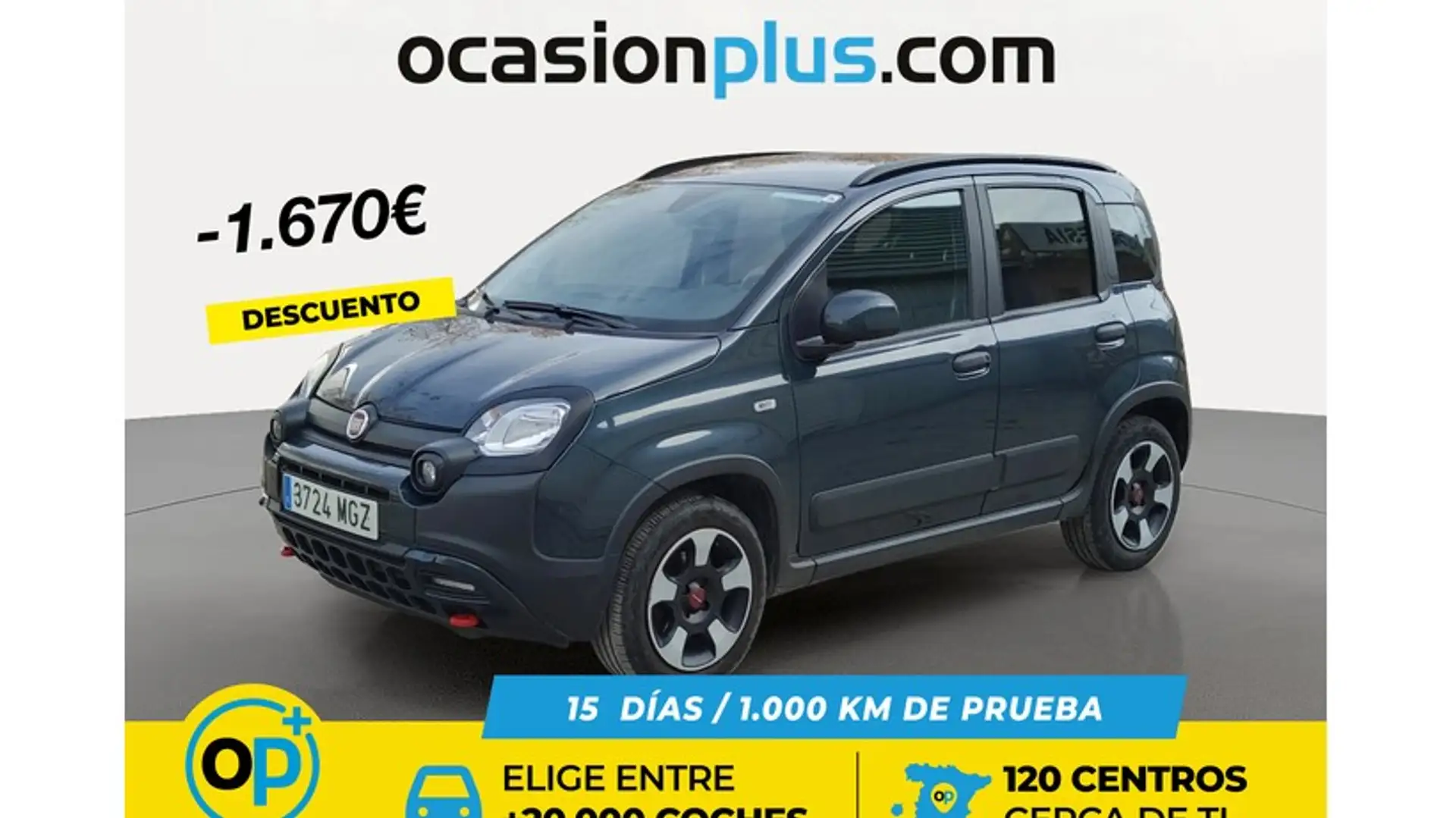 Fiat Panda 1.0 Gse Cross Hybrid Verde - 1