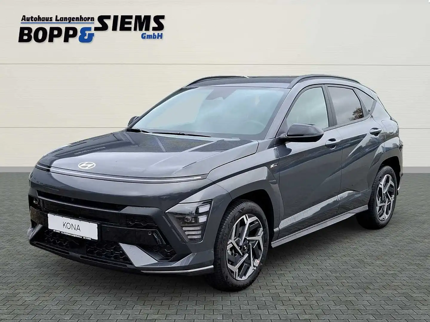 Hyundai KONA 1.6 T-GDI DCT N Line X Grijs - 1