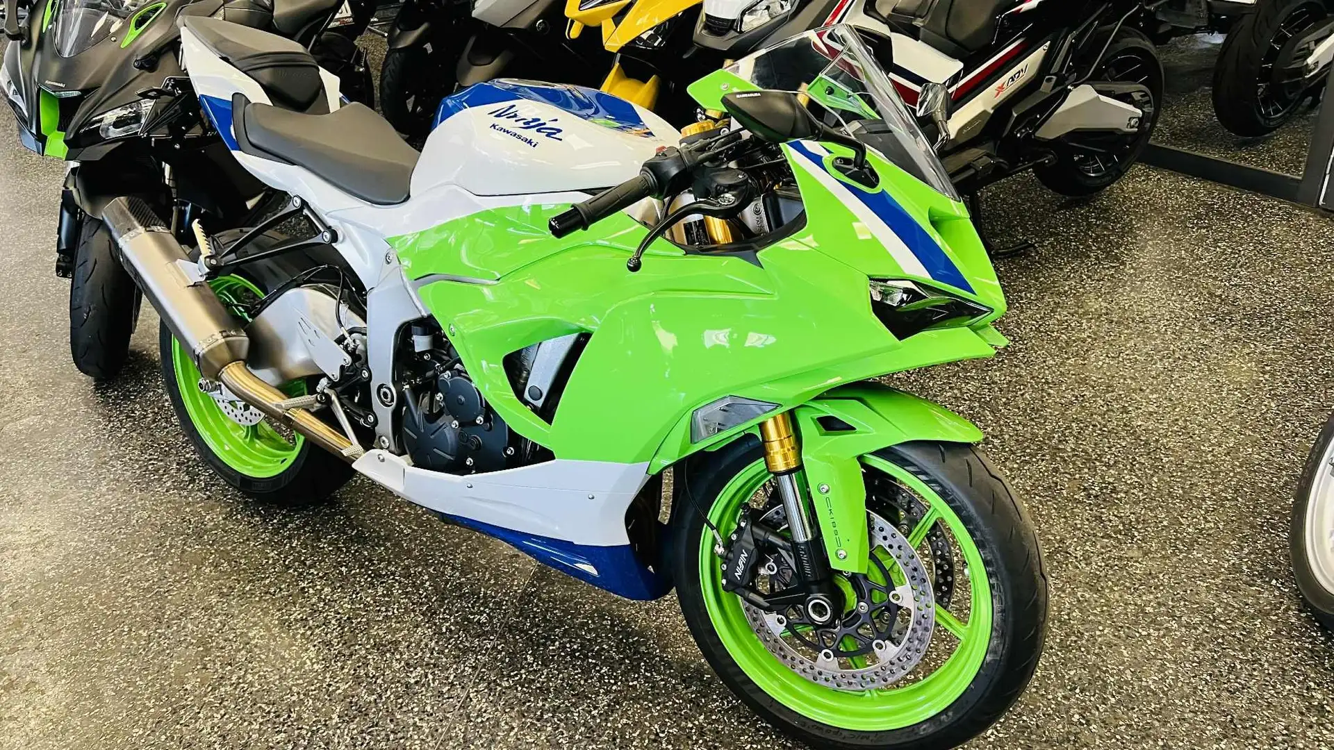 Kawasaki Ninja ZX-6R 636 R 40TH ANNIVERSARY SCARICO ARROW Groen - 1