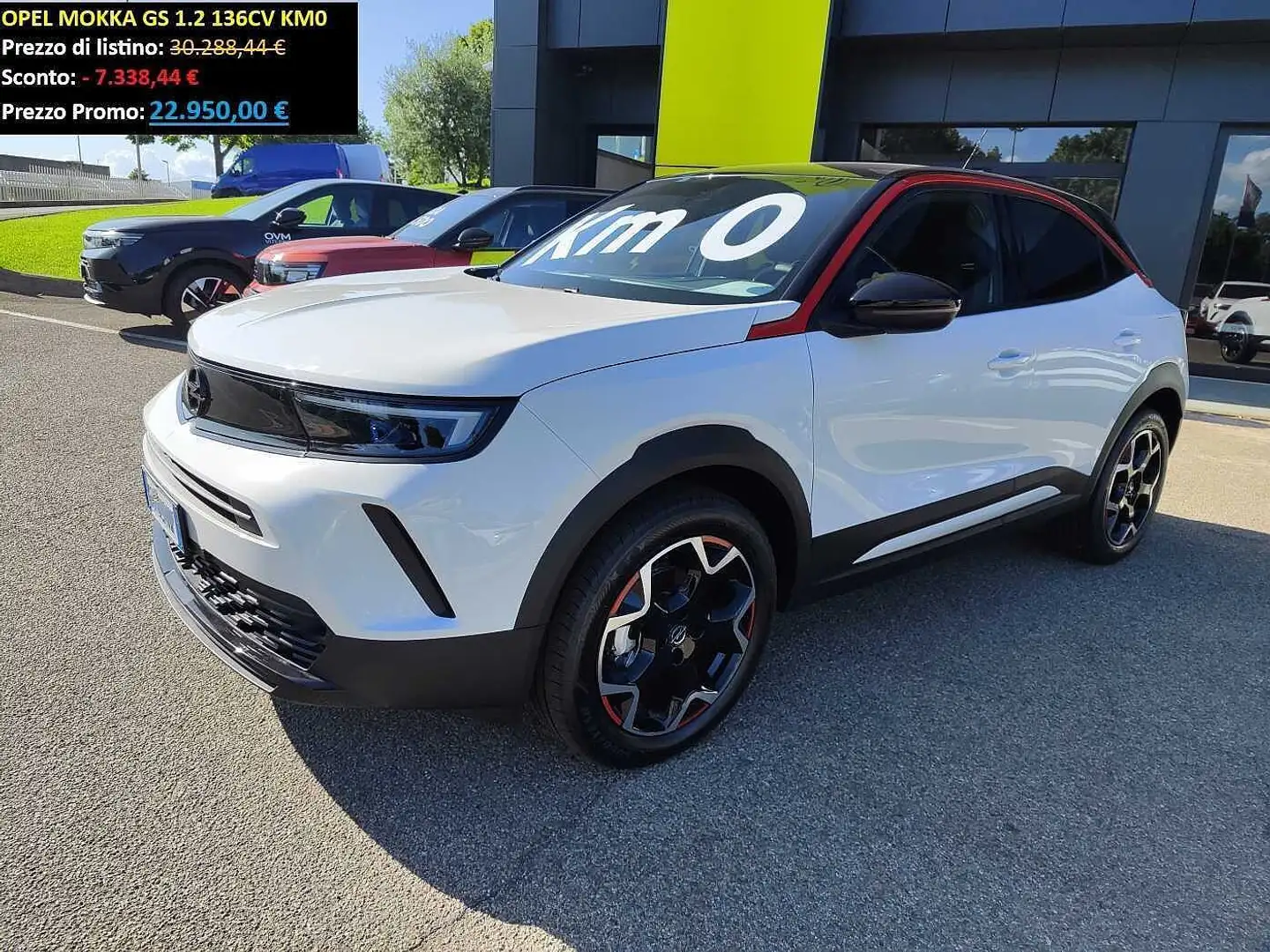 Opel Mokka 2ª serie 1.2 Turbo 136 CV GS (Infotainment Pack) Weiß - 1