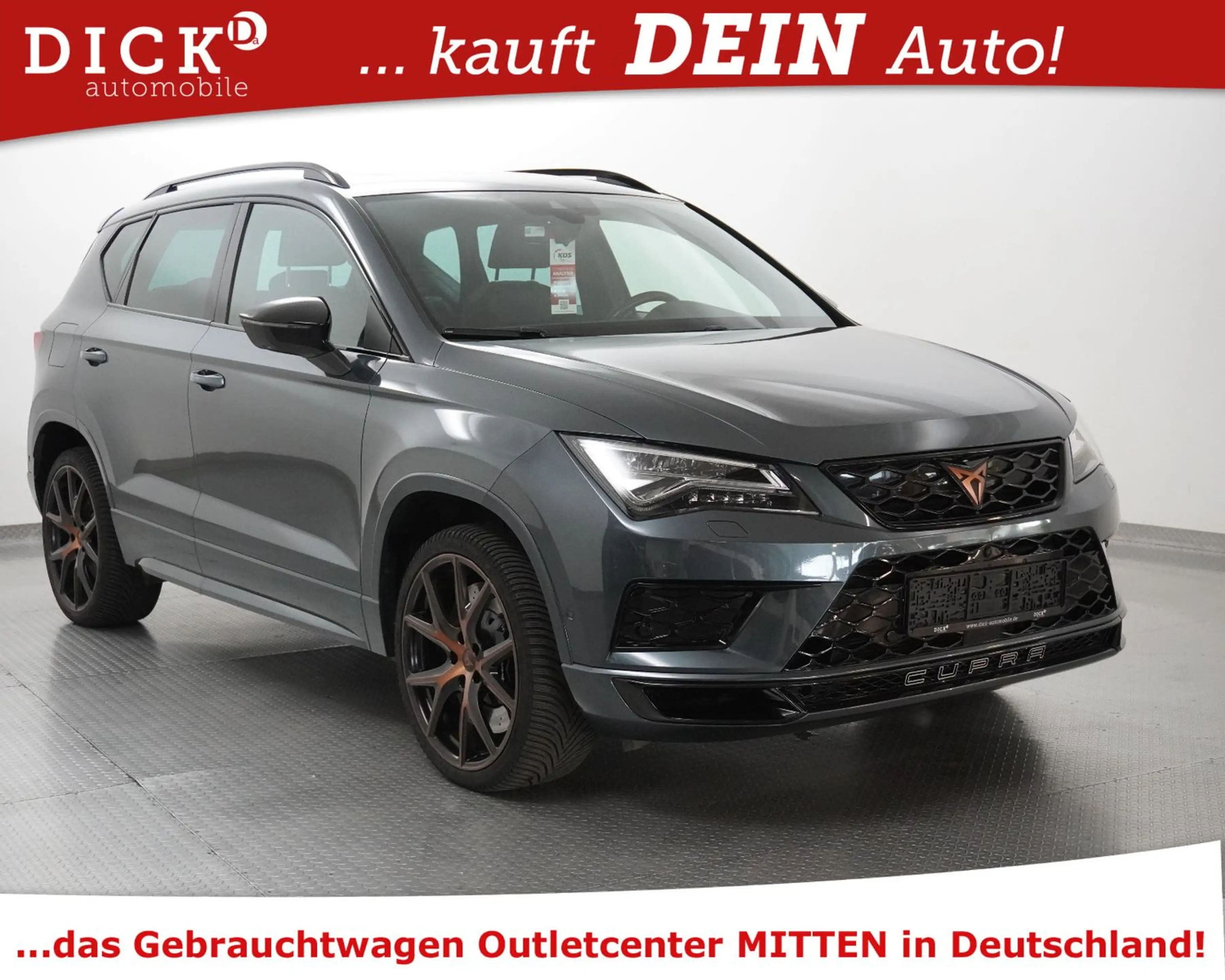 CUPRA Ateca 2.0TSI 4Driv PANO+360+VIRTU+AHK+ACC+SHZ+19