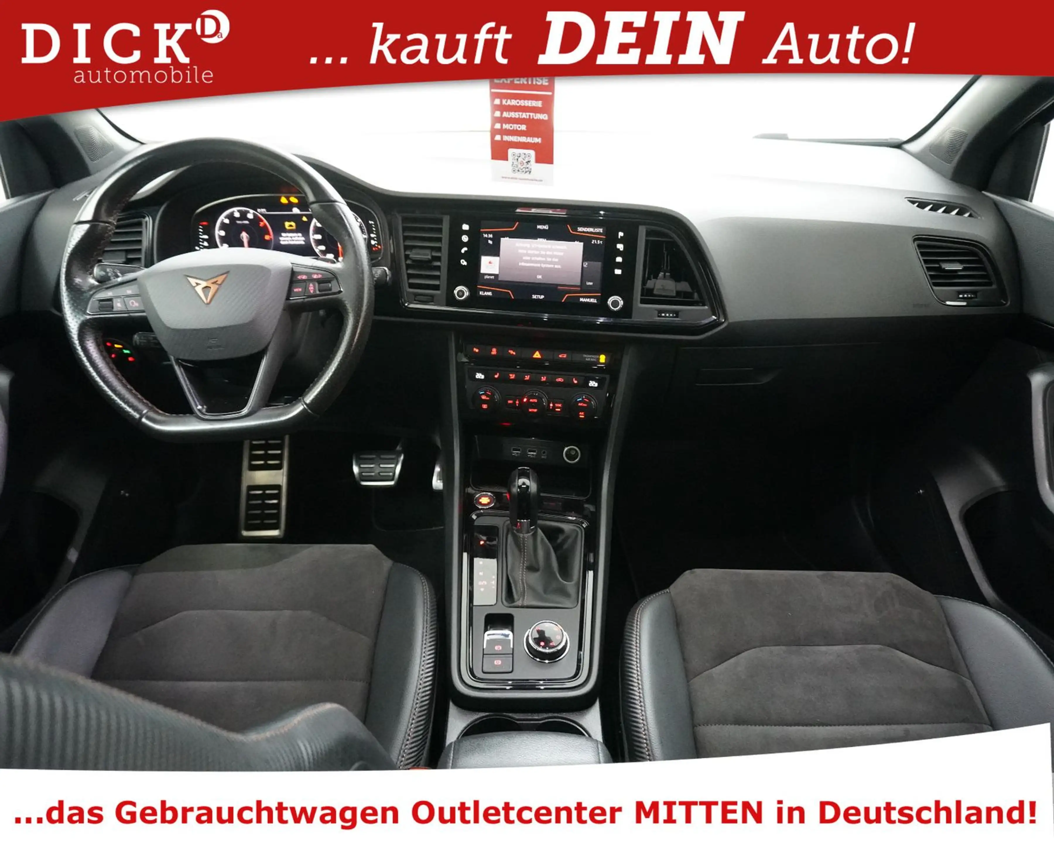 CUPRA Ateca 2.0TSI 4Driv PANO+360+VIRTU+AHK+ACC+SHZ+19 — photo 11