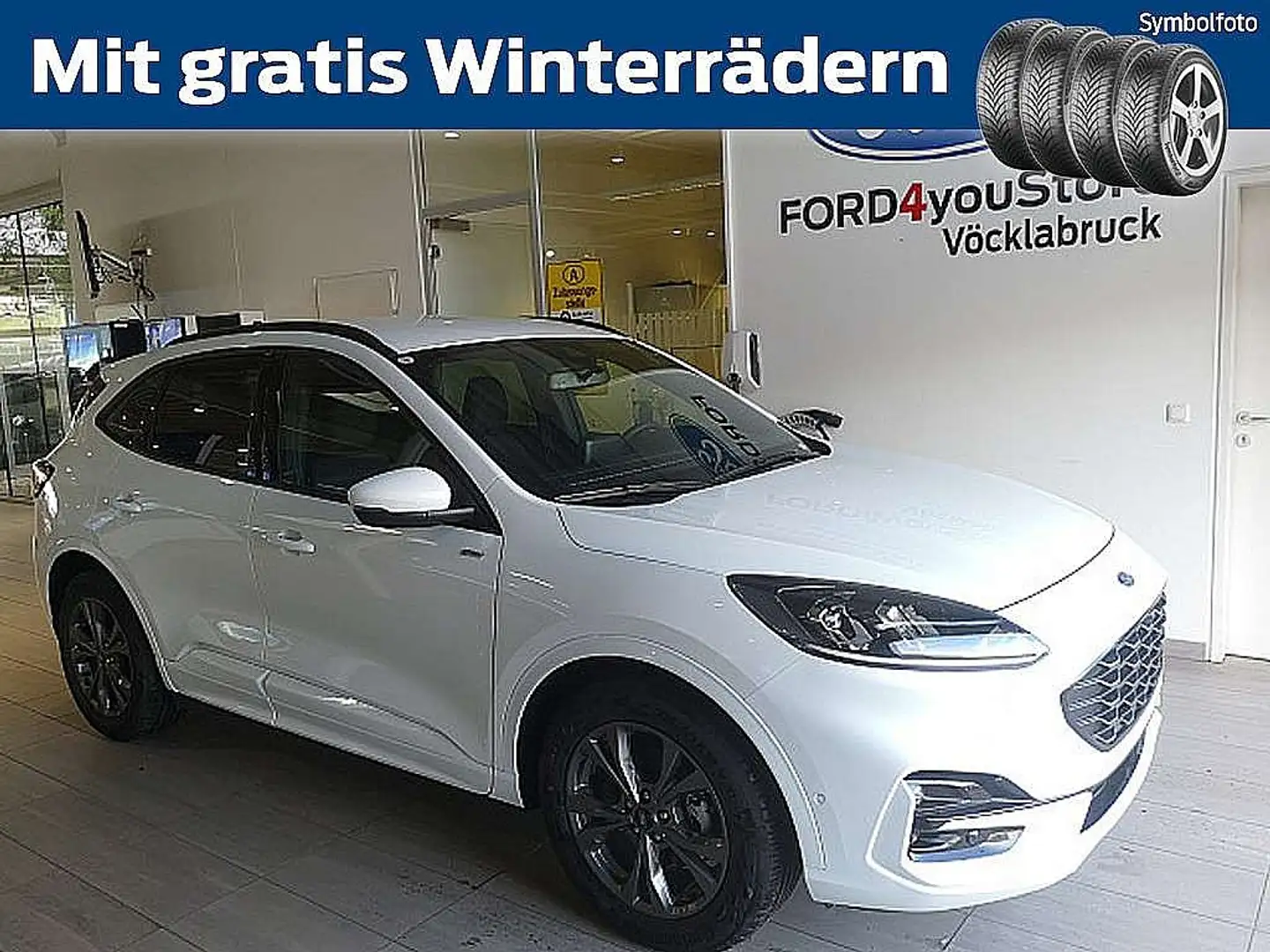 Ford Kuga 2,0 EcoBlue Hybrid ST-Line Aut. Wit - 1