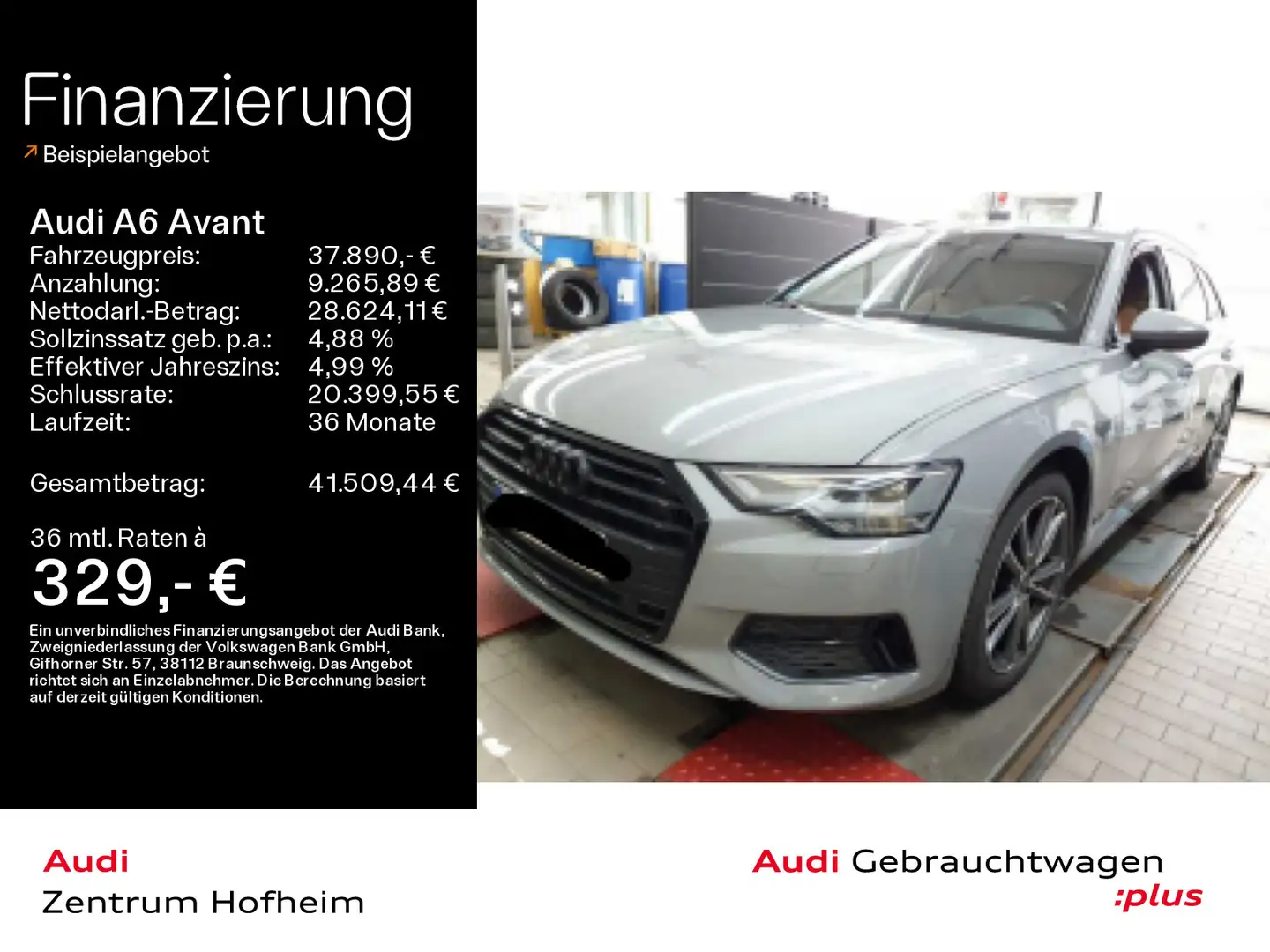 Audi A6 50 TDI qu S Sport tip*B&O*HUD*LED*Navi+ Grau - 1