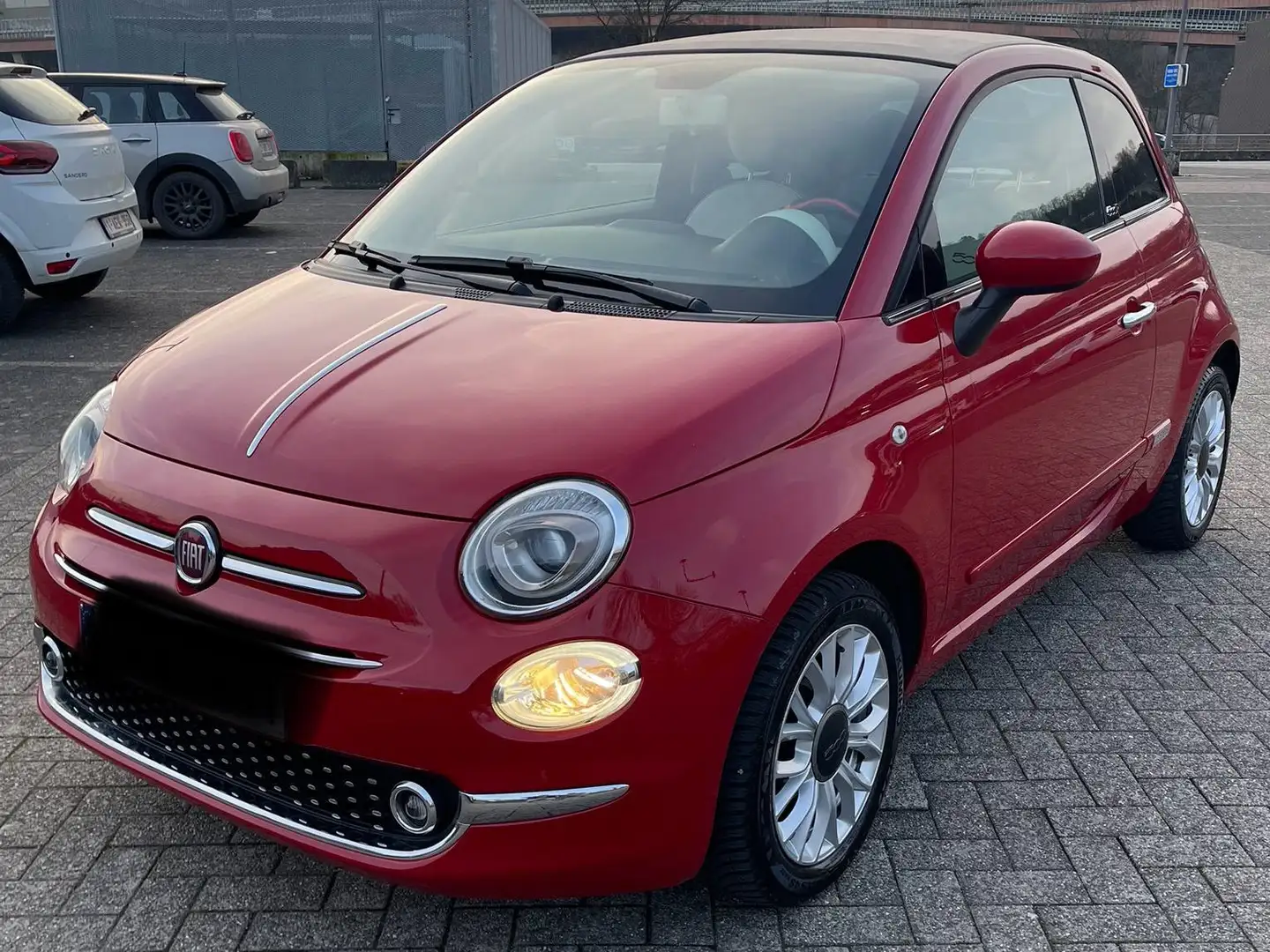 Fiat 500C 1.2i Mirror (EU6d-TEMP) Rood - 1
