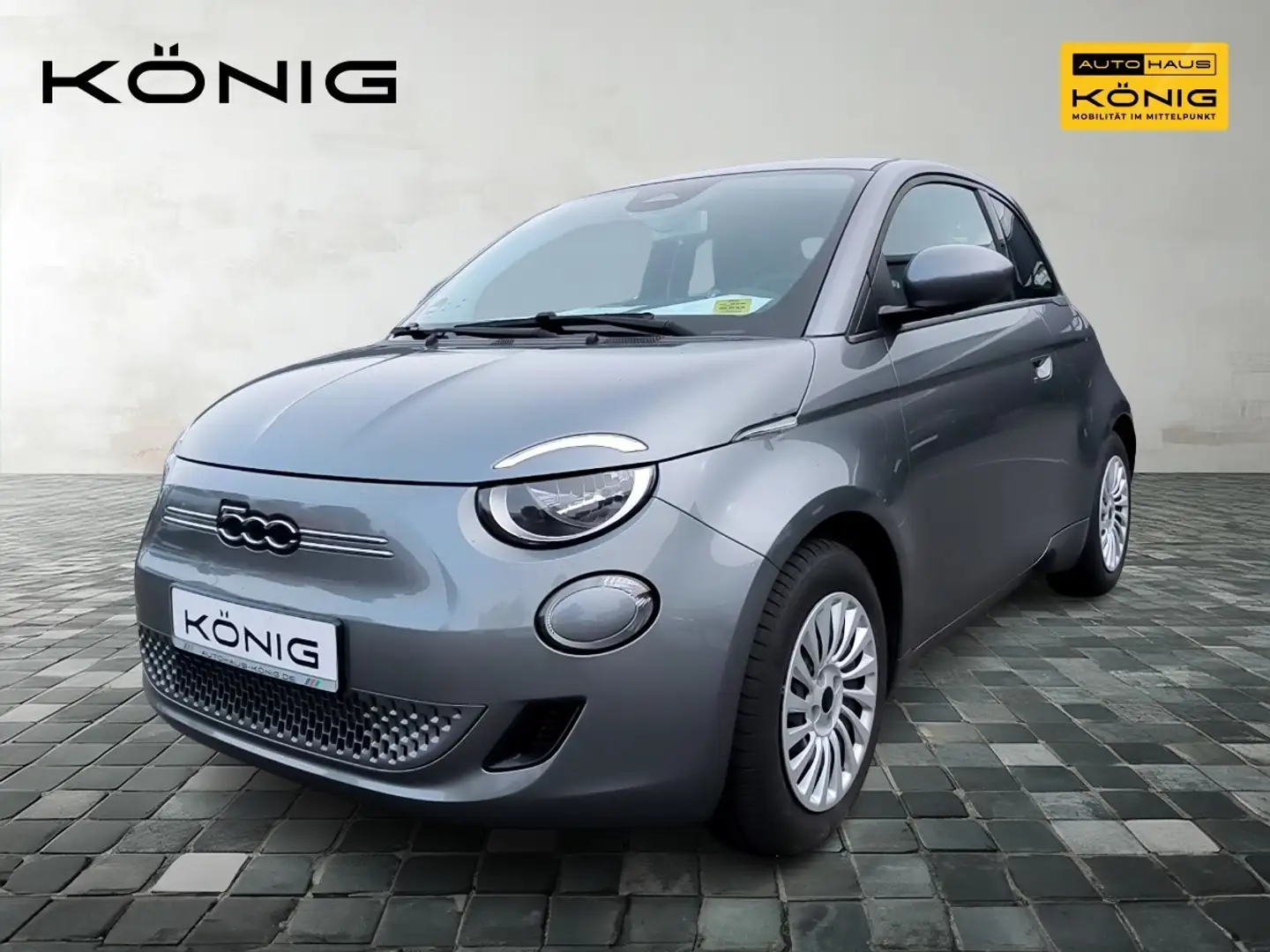 Fiat 500e Base 42kWh KLIMA*CARPLAY*ANDROID-AUTO Grau - 1