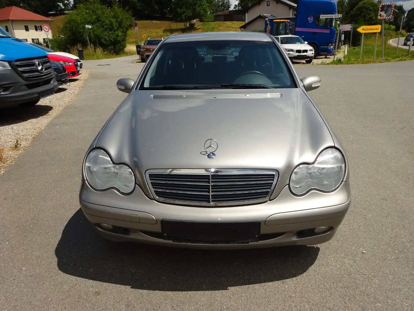 Mercedes-Benz C 180 -Klasse Lim. Kompressor/1. Hand/Euro 4 Argent - 1