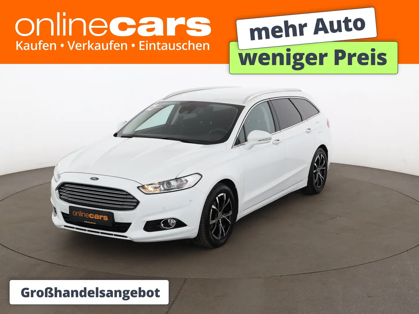 Ford Mondeo Turnier 2.0 TDCi Titanium AHK NAVI SITZHZG Weiß - 1