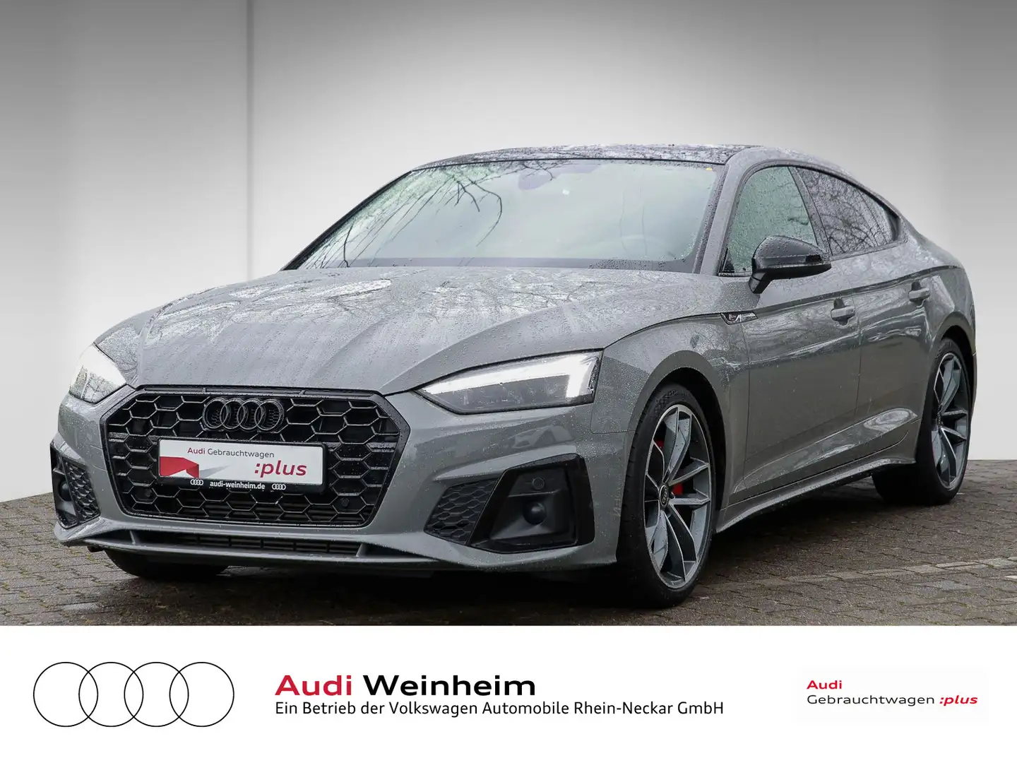 Audi A5 40 TFSI Black S-Line B&O Matrix uvm Grau - 2