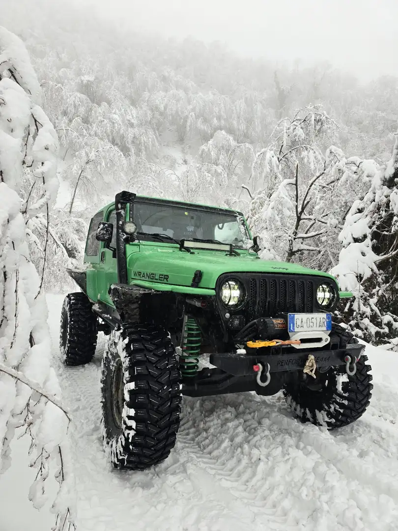 Jeep Wrangler Hard Top 4.0 OffRoad Verde - 1