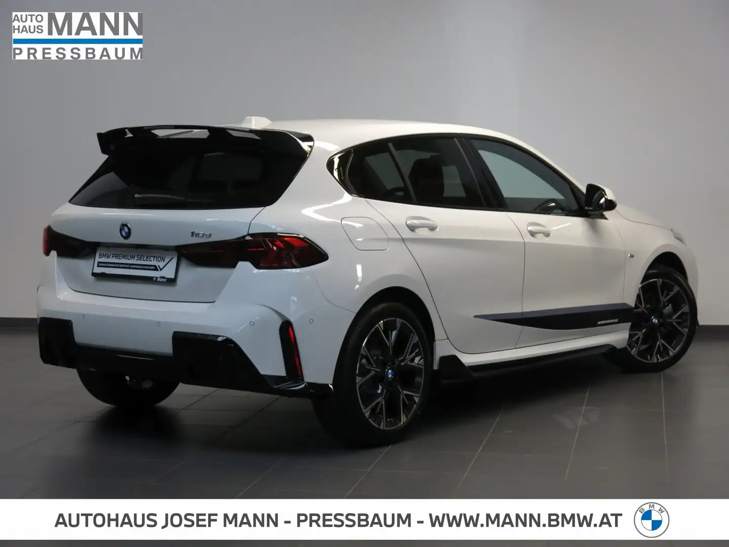BMW 118 118d Blanc - 2