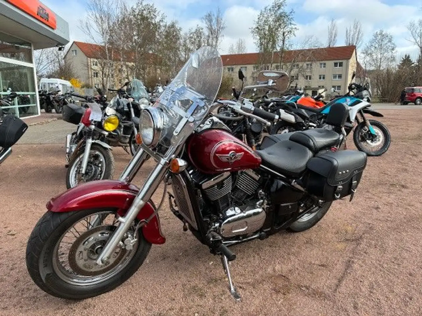 Kawasaki VN 800 Classic Rojo - 2