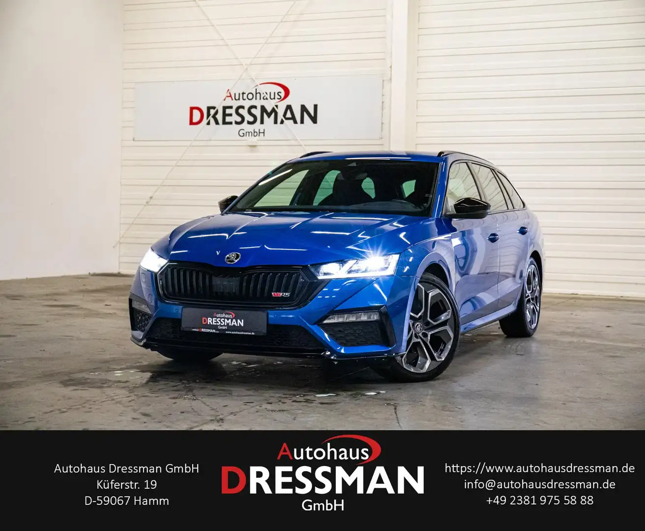 Skoda Octavia RS Combi DSG 2.0 TDI ACC DCC LED KAMERA Blau - 1