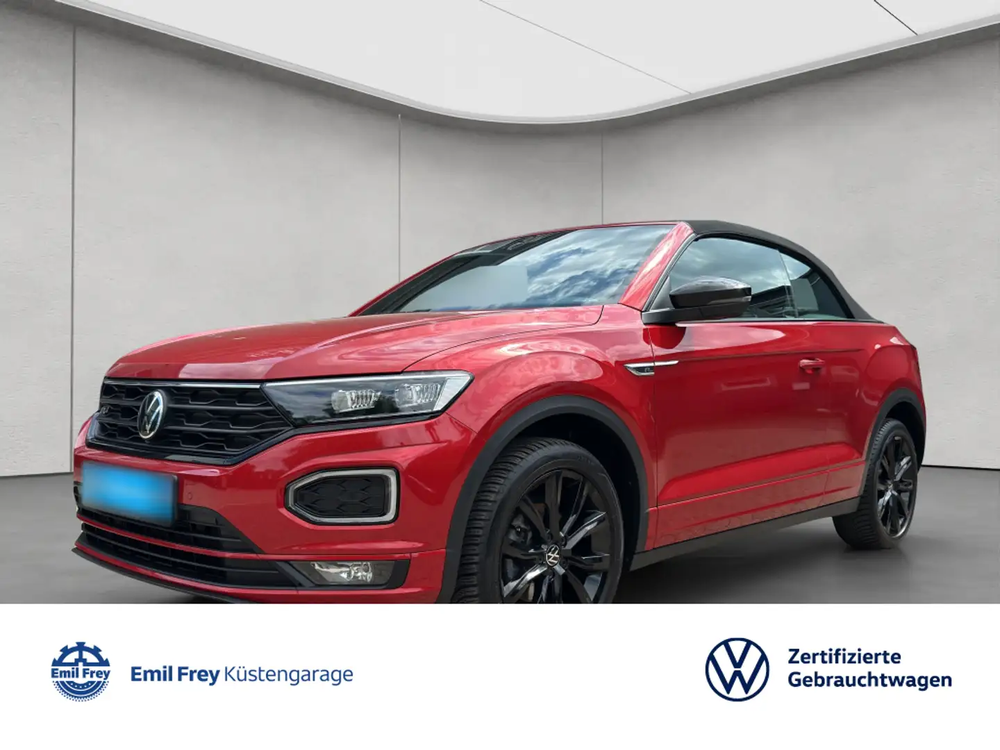Volkswagen T-Roc Cabriolet 1.5 TSI DSG R-Line NAVI KESSY AC Rot - 1