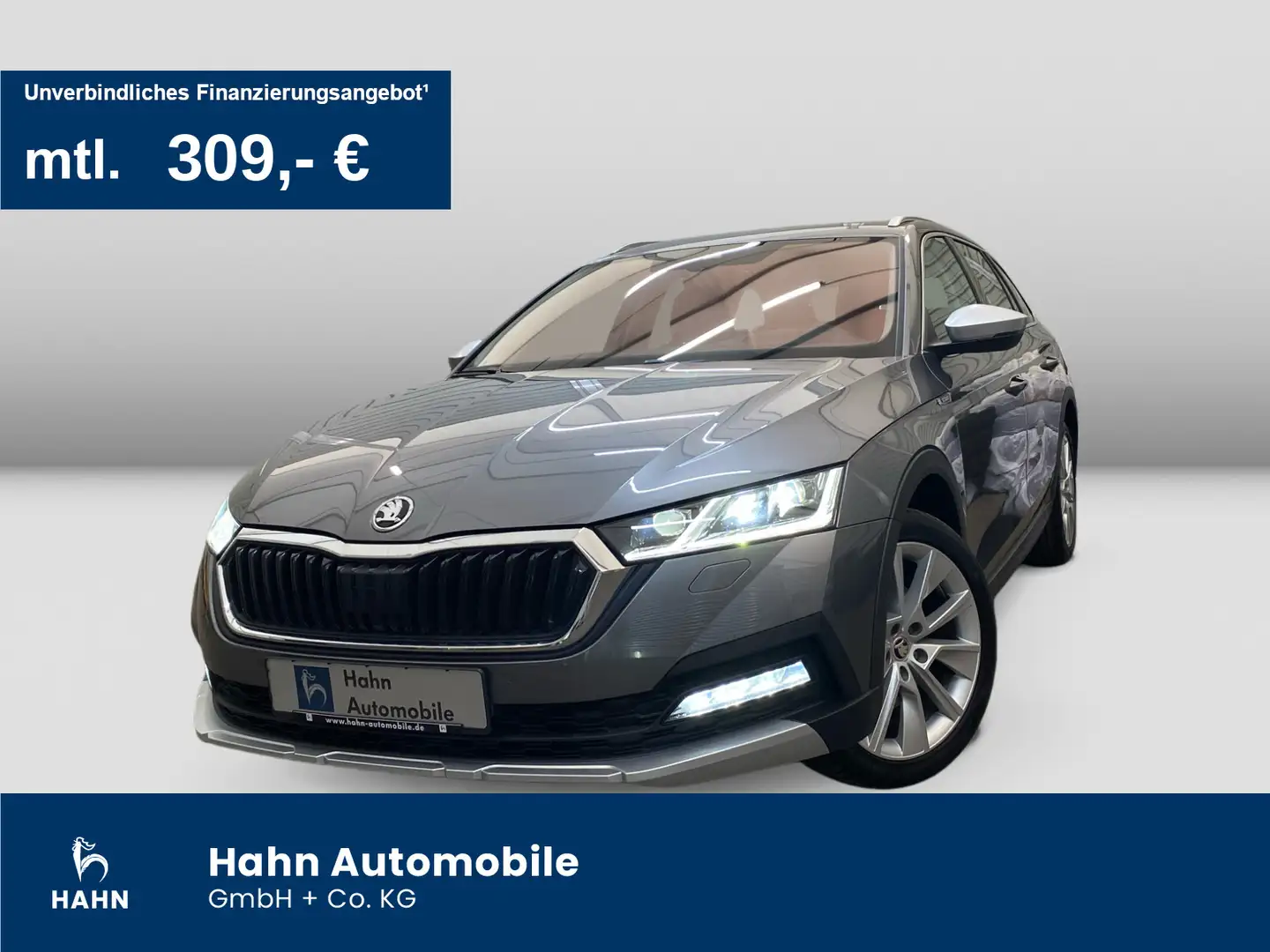 Skoda Octavia Combi 2.0TDI DSG 4x4 Scout AHK HuD Pano Grau - 1