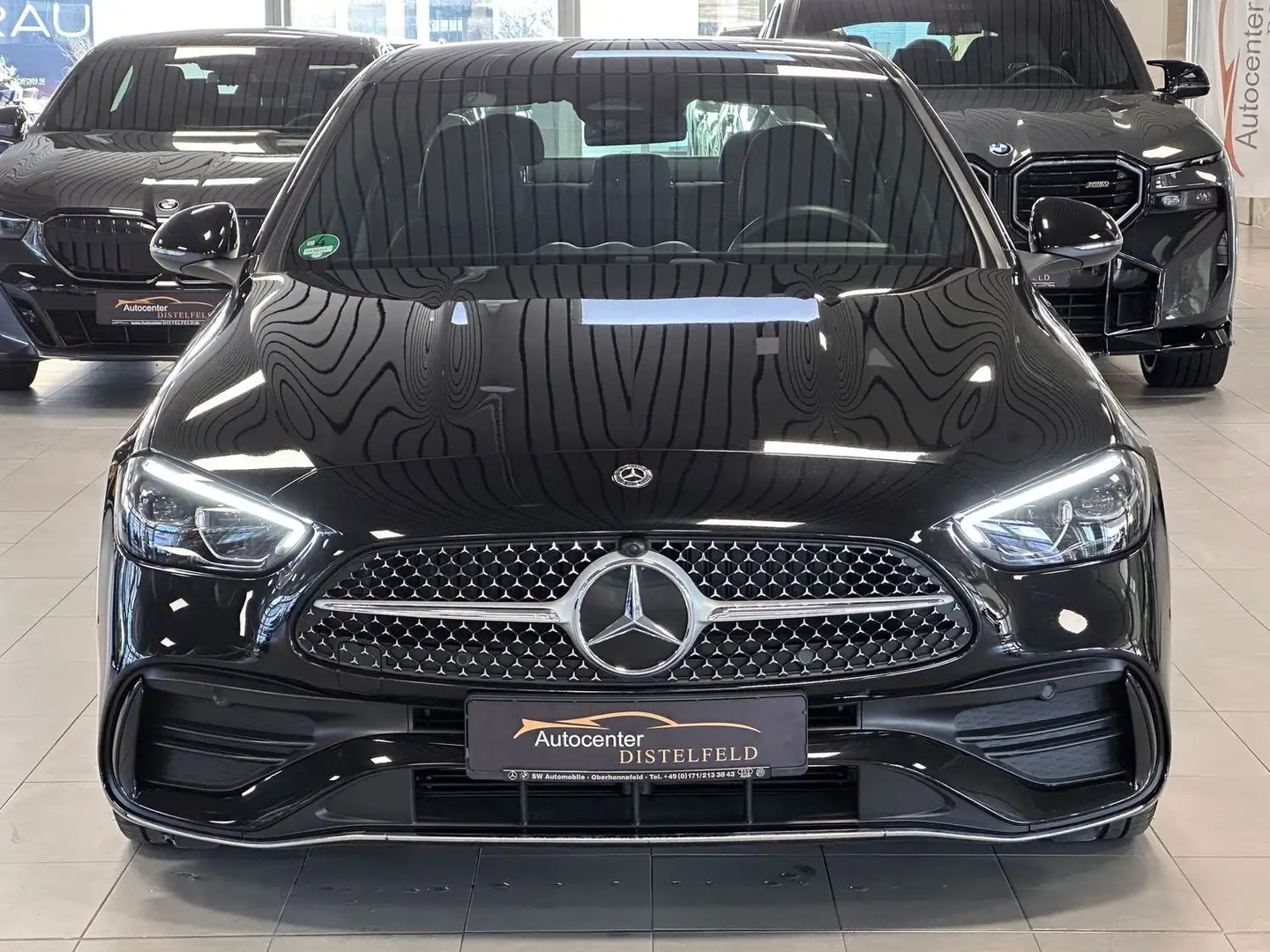 Mercedes-Benz C 200 4Matic LED Leder AMG Line Powerdome 18" Nero - 2