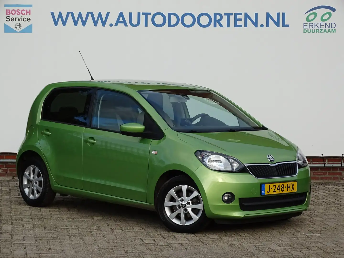 Skoda Citigo 1.0 Greentech Elegance|All Season|Navi|Stoelverwar Groen - 1
