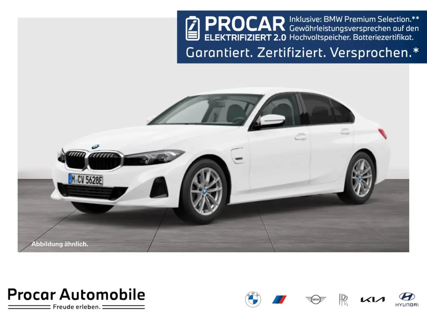 BMW 320 e HuD+LHZ+DA+LC PROF+WIDESCREEN Weiß - 1