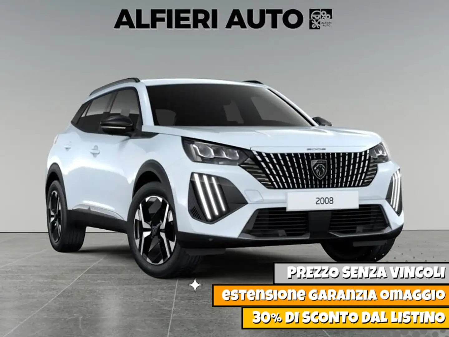 Peugeot 2008 1.2 Benzina 100cv  S&S Allure Km0 *Prezzo Reale* Blanc - 1