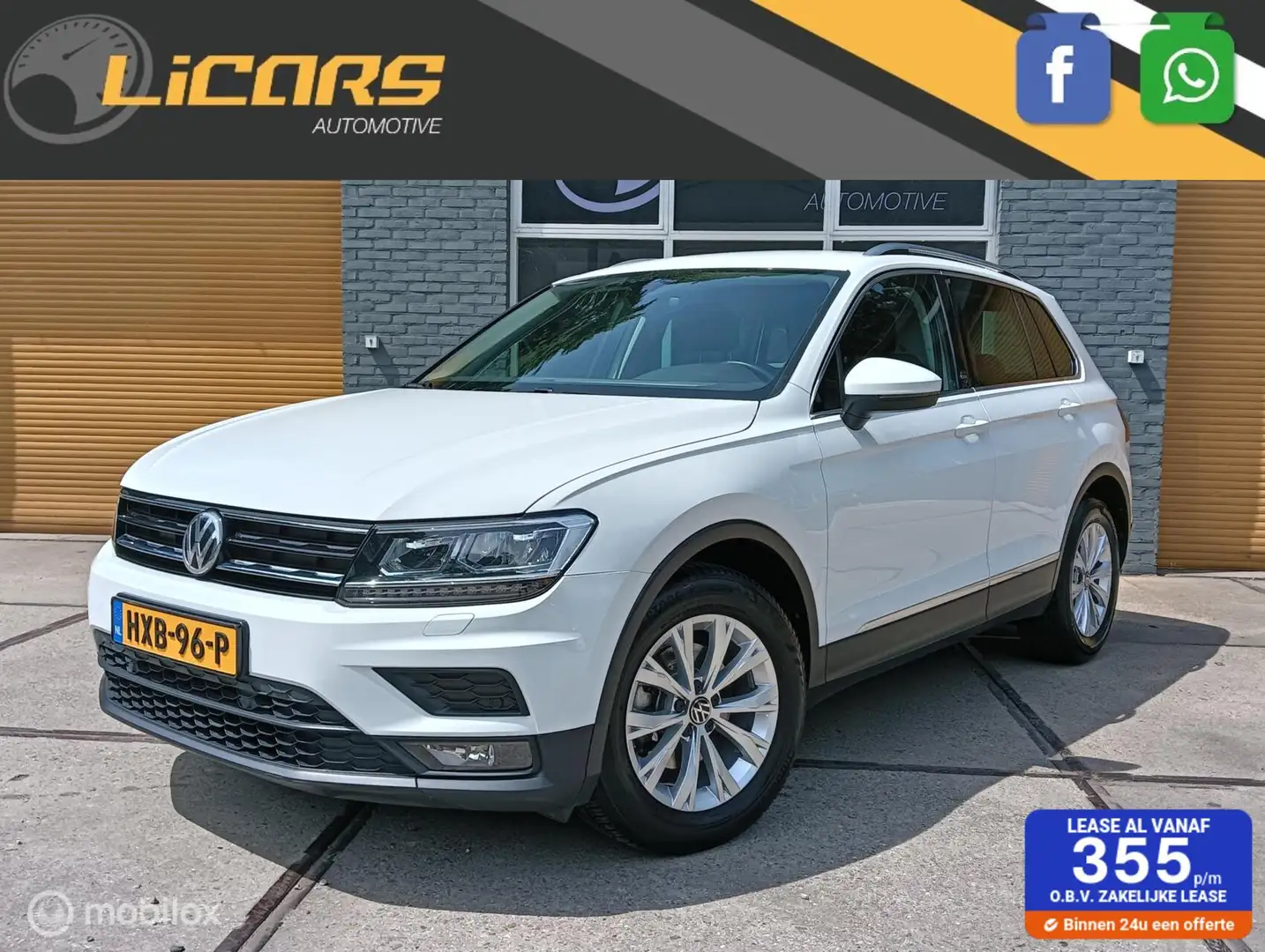 Volkswagen Tiguan 1.4 TSI 150pk DSG SOUND CarPlay/camera/trekhaak/na Bianco - 1