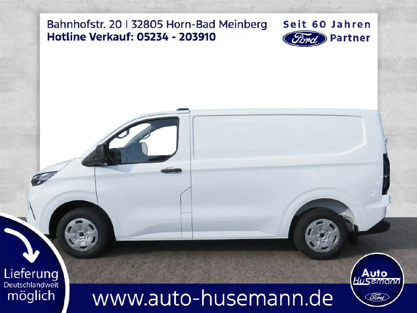 Ford Transit Custom Kasten 280 L1 Trend FWD Blanc - 2