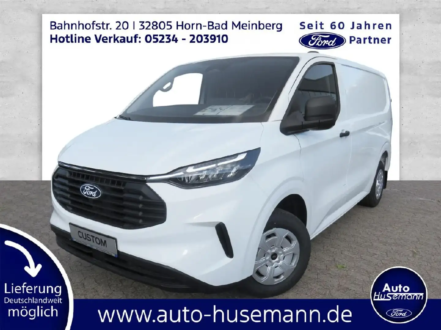 Ford Transit Custom Kasten 280 L1 Trend FWD Blanc - 1