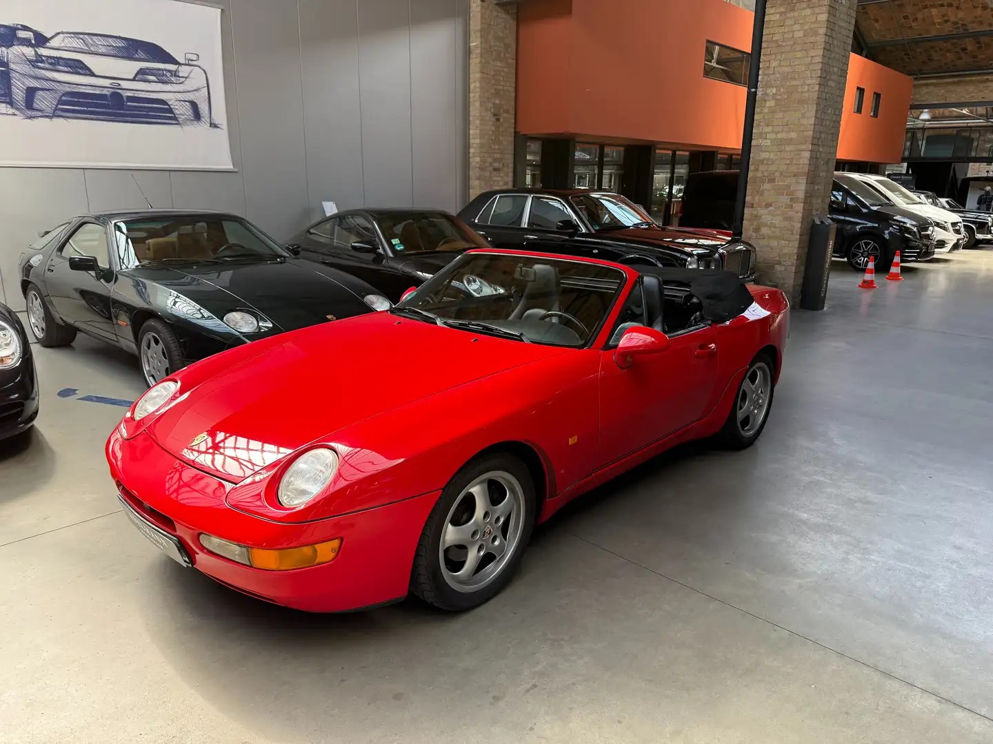 Porsche 968 968 Cabriolet Rot - 1