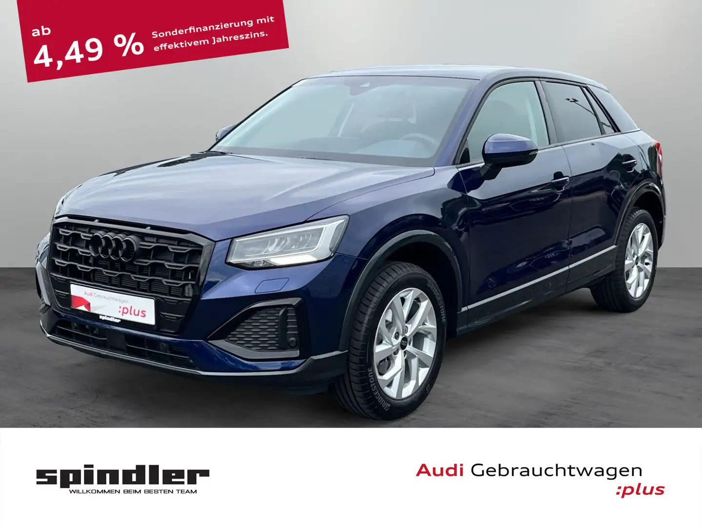 Audi Q2 advanced 30TDI / MMI-Navi plus, AHK, LED, SHZ Blau - 1