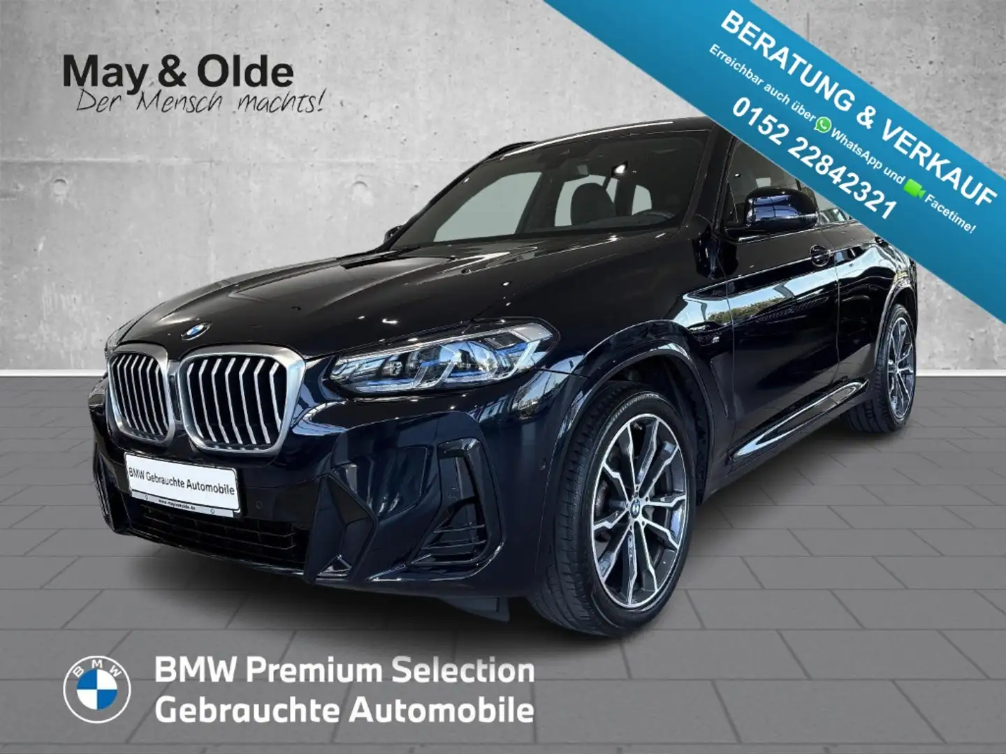 BMW X3 30D xDrive M Sport SHZ LHZ ACC RFK HUD Navi Pano. Noir - 1