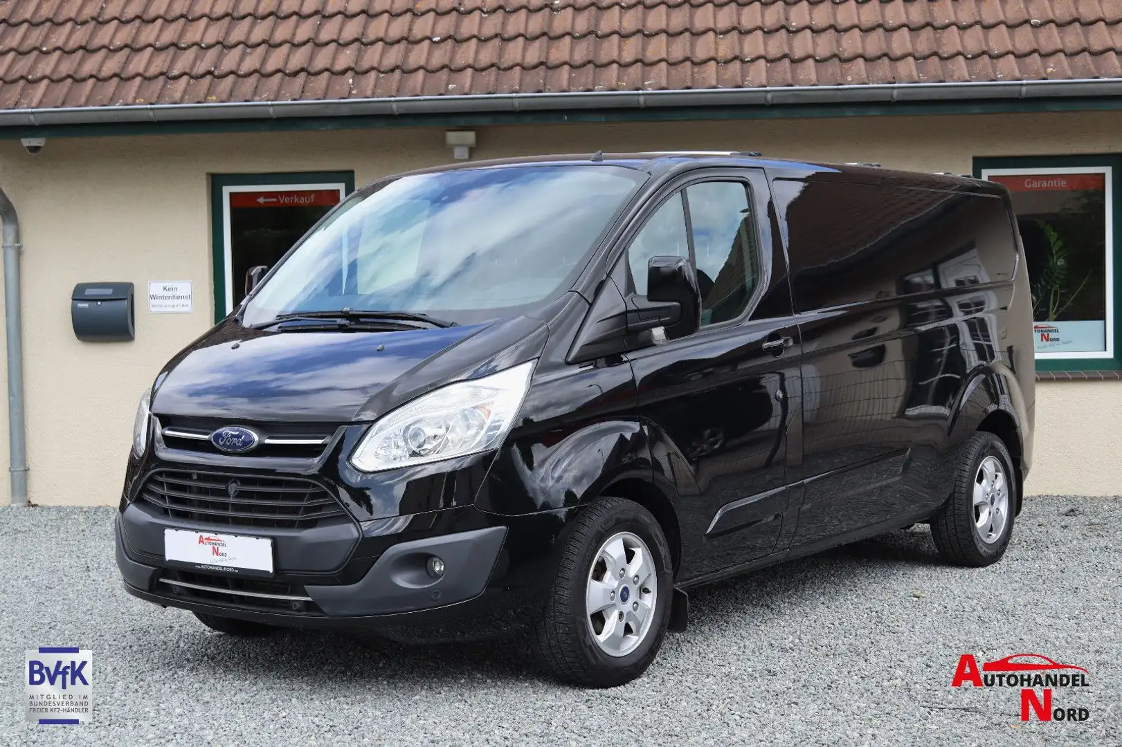 Ford Transit Custom 2.0 TDCI L2H1 Limited NAVI/Autom./Standh/AHK Schwarz - 1