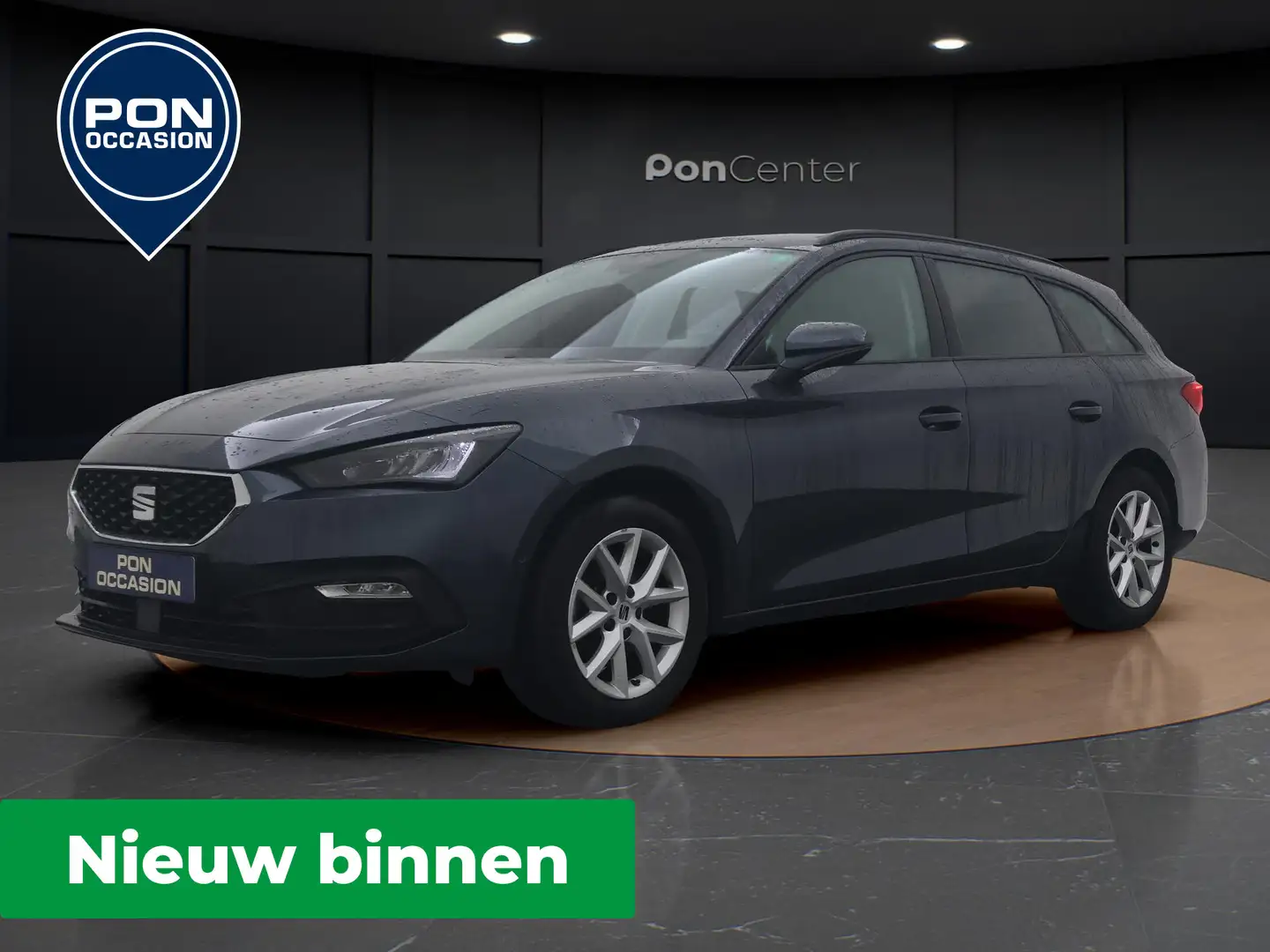 SEAT Leon Sportstourer 1.0 TSI Style Business Intense | Navi Grijs - 1