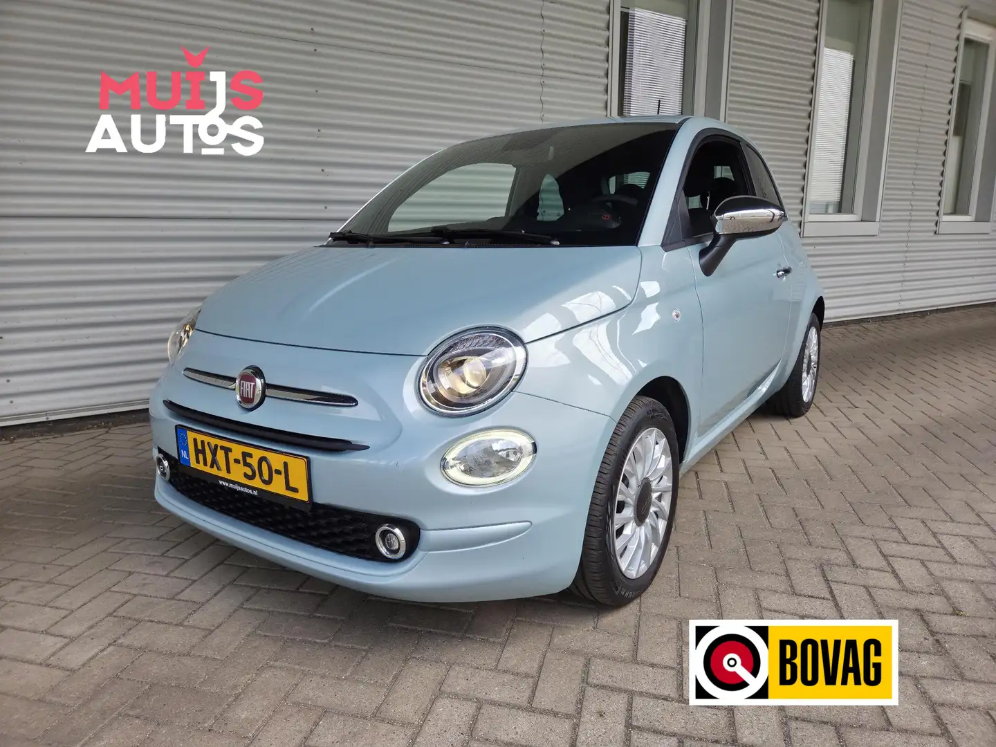 Fiat 500 1.0 Hybrid Bleu - 1